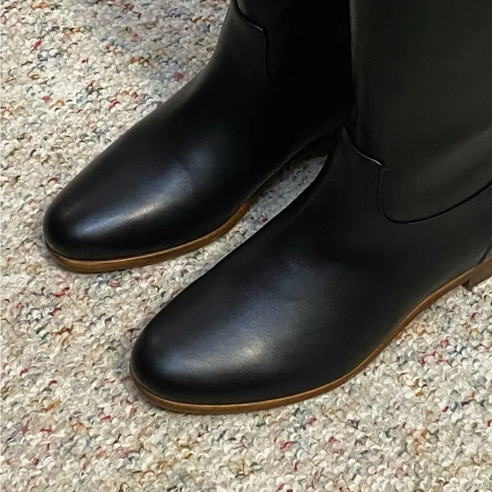 Gabriela Hearst Tina Leather Flat Boots size 36